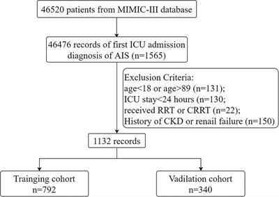 Dynamic nomogram for predicting acute kidney injury in patients with acute ischemic stroke: A retrospective study